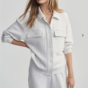 Varley ivory marl Elizabeth jacket